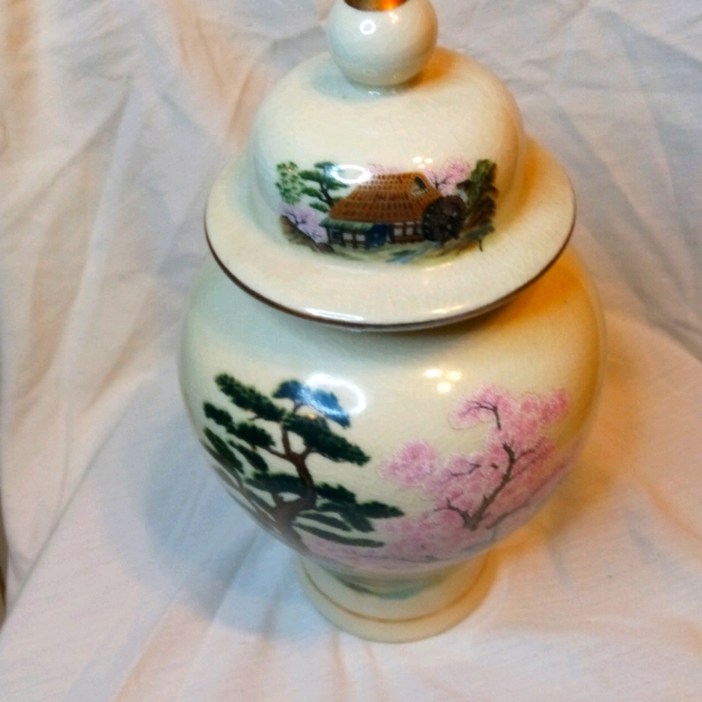 Japanese vintage porcelain Ginger Jug.